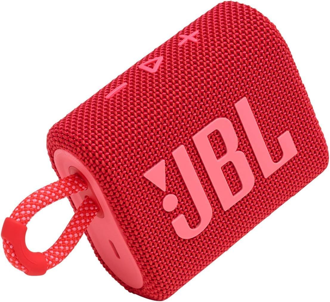 JBL Go 3 with Storage Bag — Red