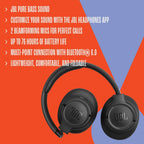 JBL Tune 730BT Wireless Over-Ear Headphones — White