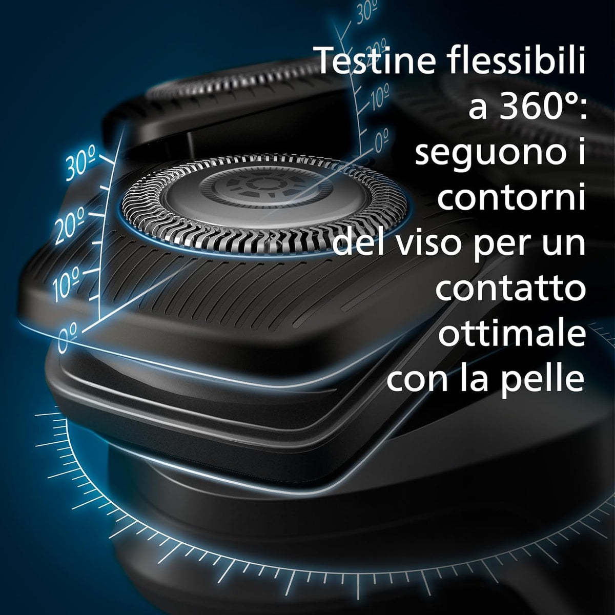 Philips Shaver Series 5000 - Wet & Dry Electric Shaver in Carbon Grey with 1 x Integrated Pop-up Trimmer, Soft Pouch, Protective Cap and Charging Stand (Model S5887/13) — Carbon Grey