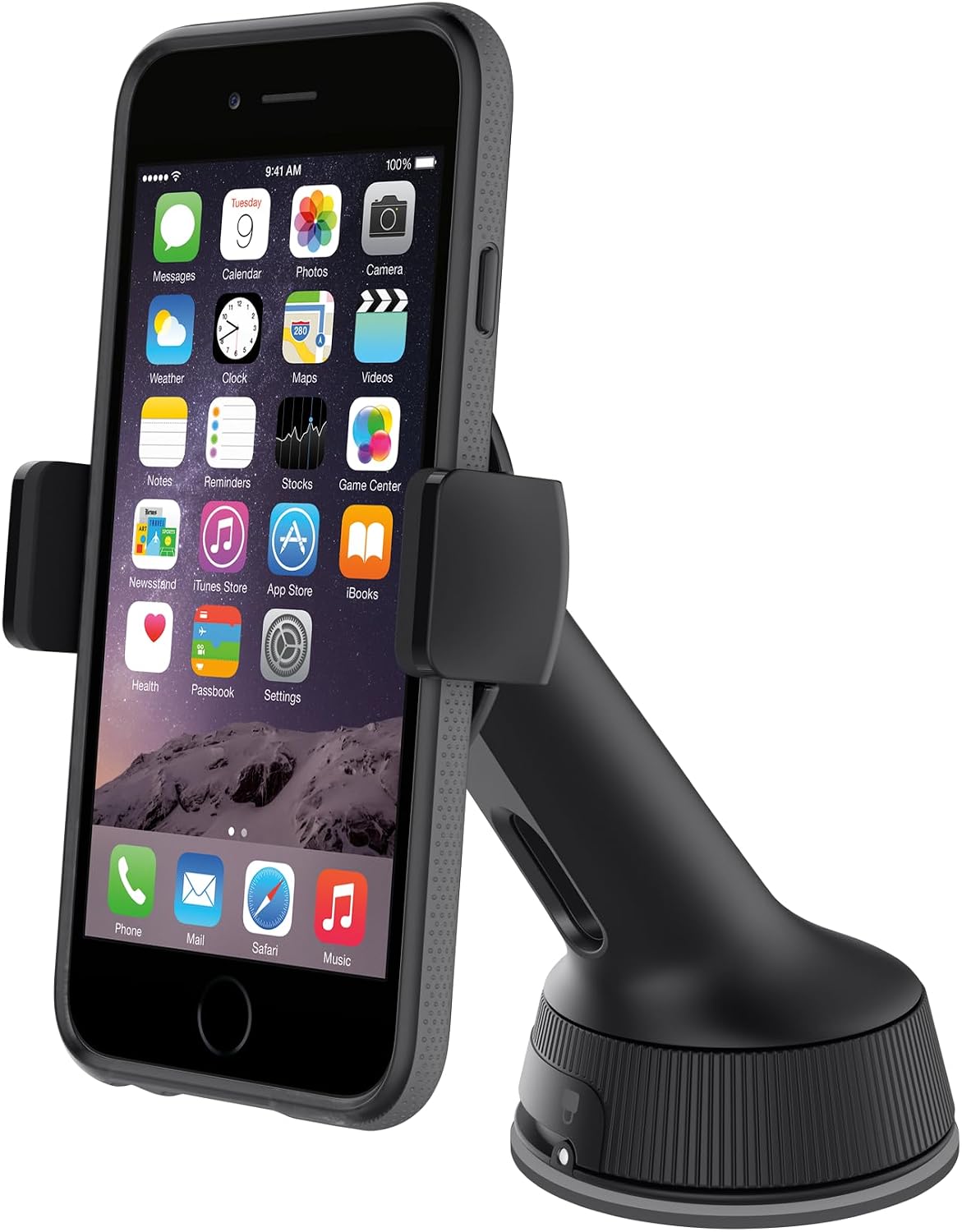 Belkin Car Universal Mount (Compatible with iPhone 14/14 Plus, 14 Pro, 13, 13 Mini, 12, 11, XS, XR, X, SE, 8, Devices From Samsung, LG, Sony, Google and More)