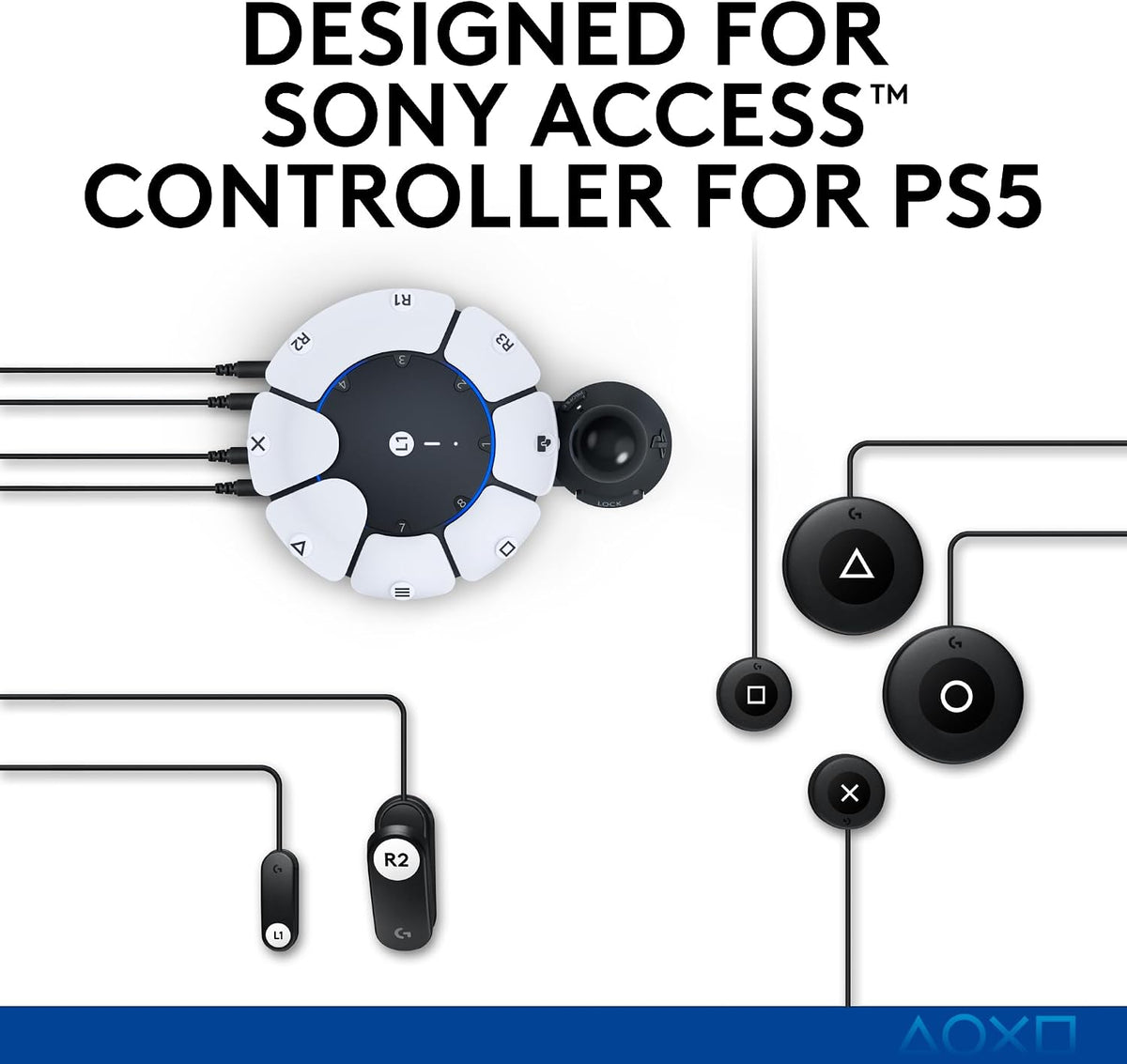 Logitech G Adaptive Gaming Kit for Access Controller