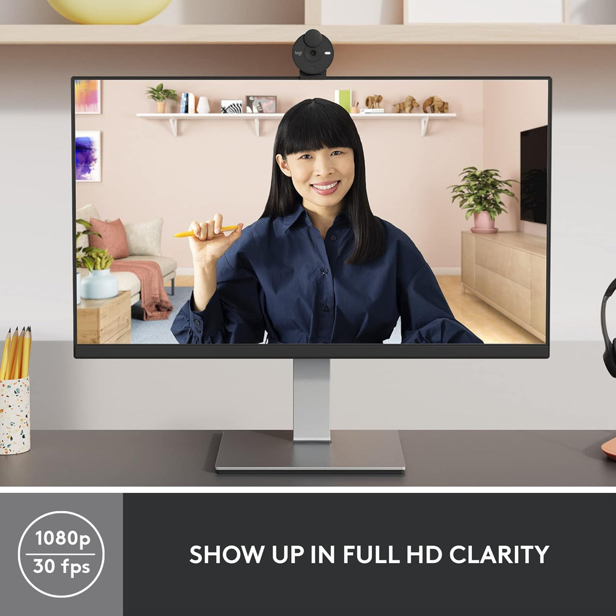 Logitech BRIO 4K Webcam — Black