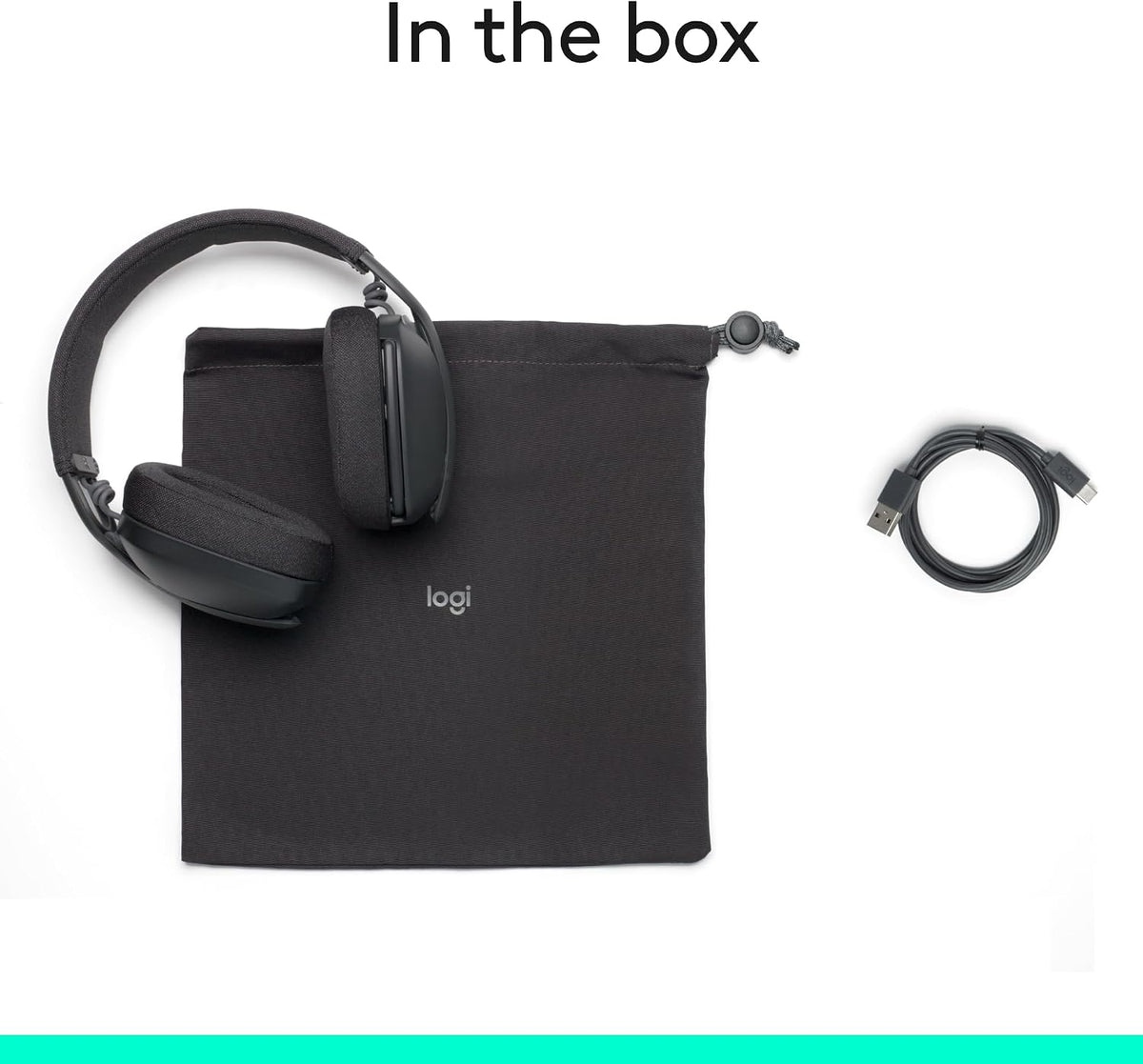 Logitech Zone Vibe 100 Headset — Graphite