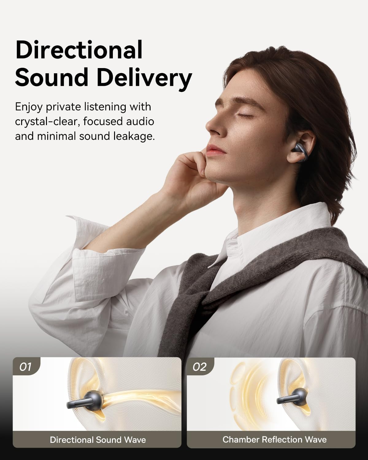 Baseus Bowie MC1 Pro Open-Ear Earbuds — Black