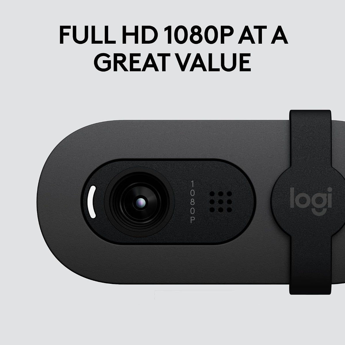 Logitech BRIO 105 Webcam — Graphite