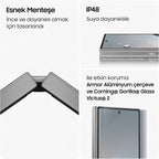 SAMSUNG (Refurbished) Galaxy Z Fold6, 12GB RAM, 256GB Storage, Silver Shadow, Big Screen
