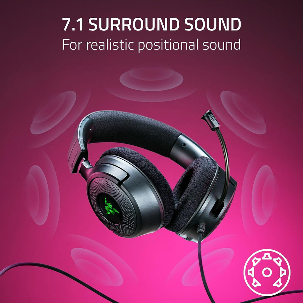 Razer Kraken V4 X Wired Gaming Headset — Black — product image 4