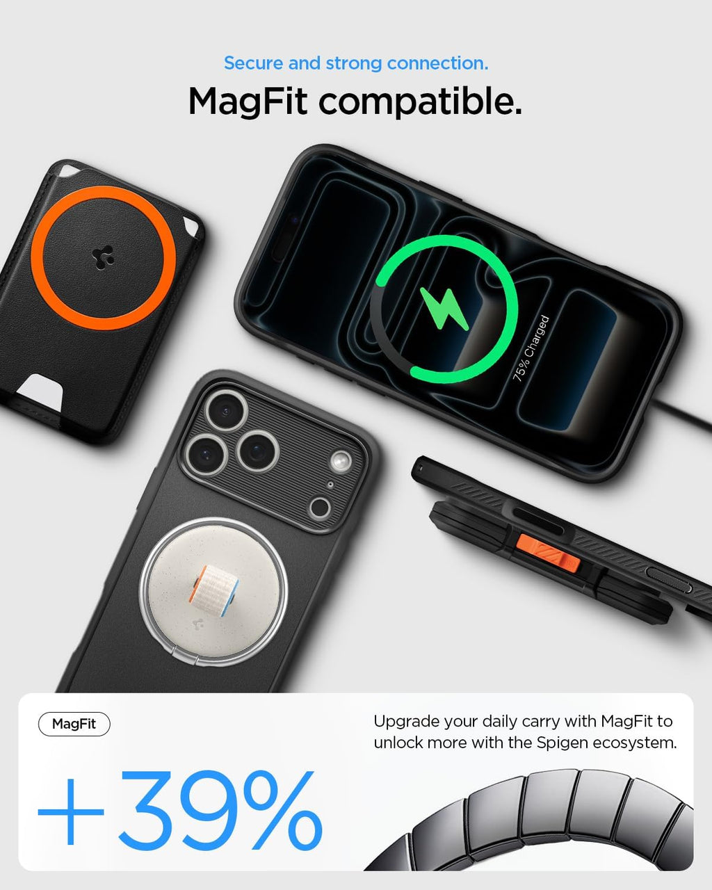 Spigen Rugged Armor MagFit for iPhone 18 Pro Max case / 17 Pro Max - Black — Matte Black — product image 6