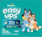 Pampers Easy Ups Training Pants Boys and Girls, Size 5 (3T-4T), 66 Count, Super Pack