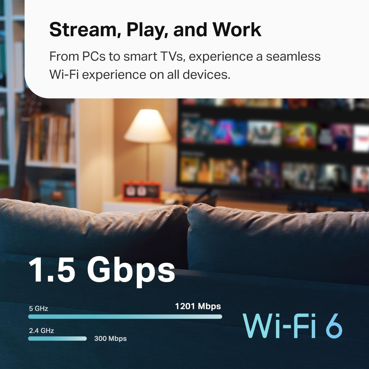 TP-Link Dual-Band AX1500 WiFi 6 Mesh Wi-Fi System (Deco X15) | Replaces Routers and Extenders | Covers up to 5,600 sq.ft. | 2 Gigabit ports per unit, supports Ethernet Backhaul | 2024 Release (3-Pack)