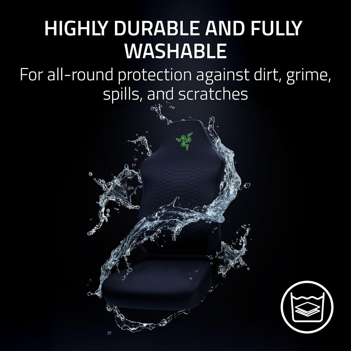 Razer Gaming Chair Sleeves Made for the Razer Iskur V2 X — Quartz — product image 2