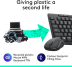 Logitech MK295 Keyboard and Mouse Combo — Graphite