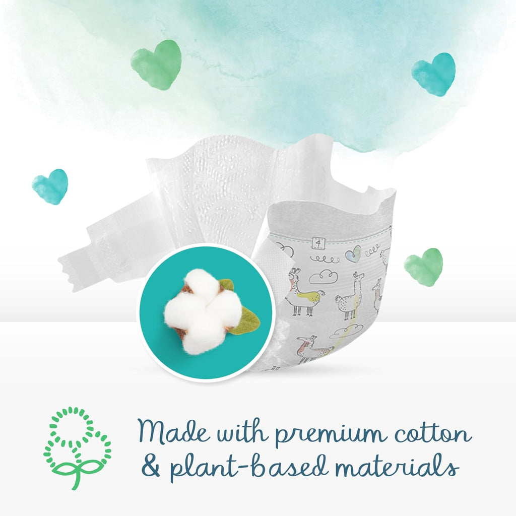 Pampers Pure Protection Dermatologically Tested Diapers, Size 5, 96 Diaper Count
