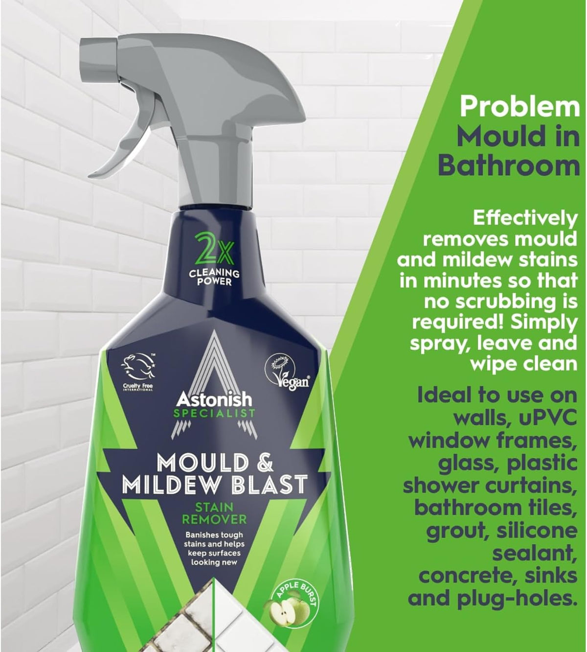 Astonish Premium Mold and Mildew Stain Blaster - 750ml — additional product view 6