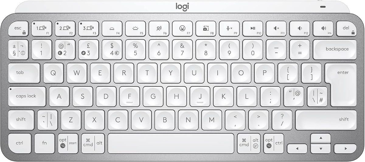 Logitech MX Keys Mini Keyboard — Pale Grey