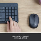 Logitech MK235 Keyboard and Mouse Combo — Black