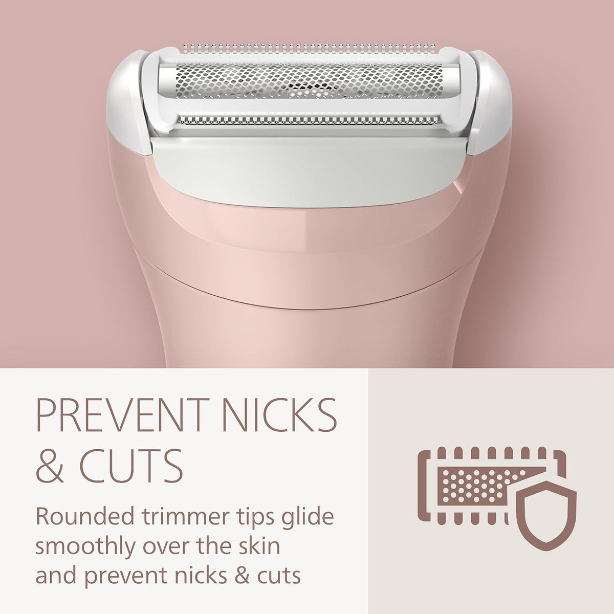 Philips Lady Electric Shaver Series 6000 for Women, Cordless, Wet & Dry with 4 Accessories, BRL137/00 — Series 6000