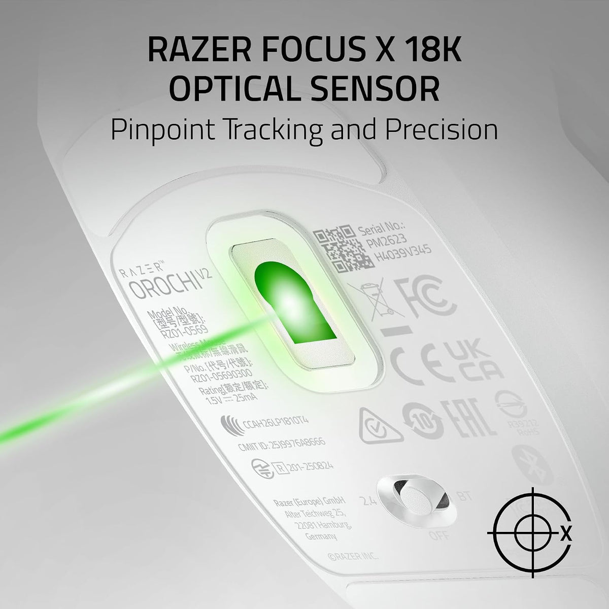 Razer Orochi V2 White Wireless Gaming Mouse — product image 6