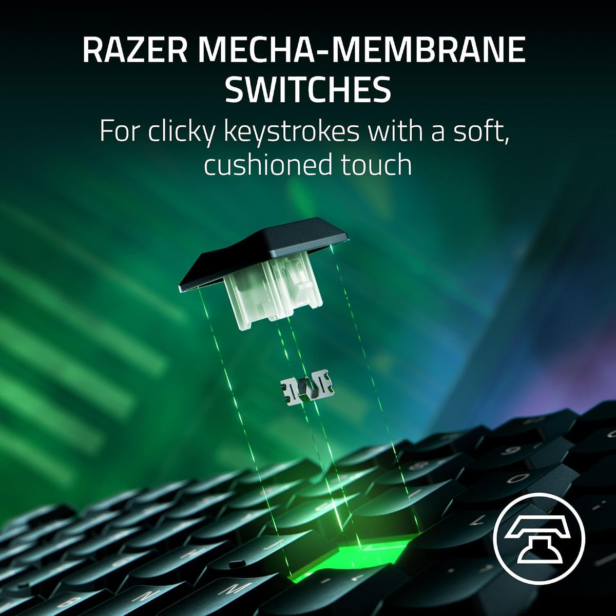 Razer Ornata V3 TKL Gaming Keyboard — Black — product image 3