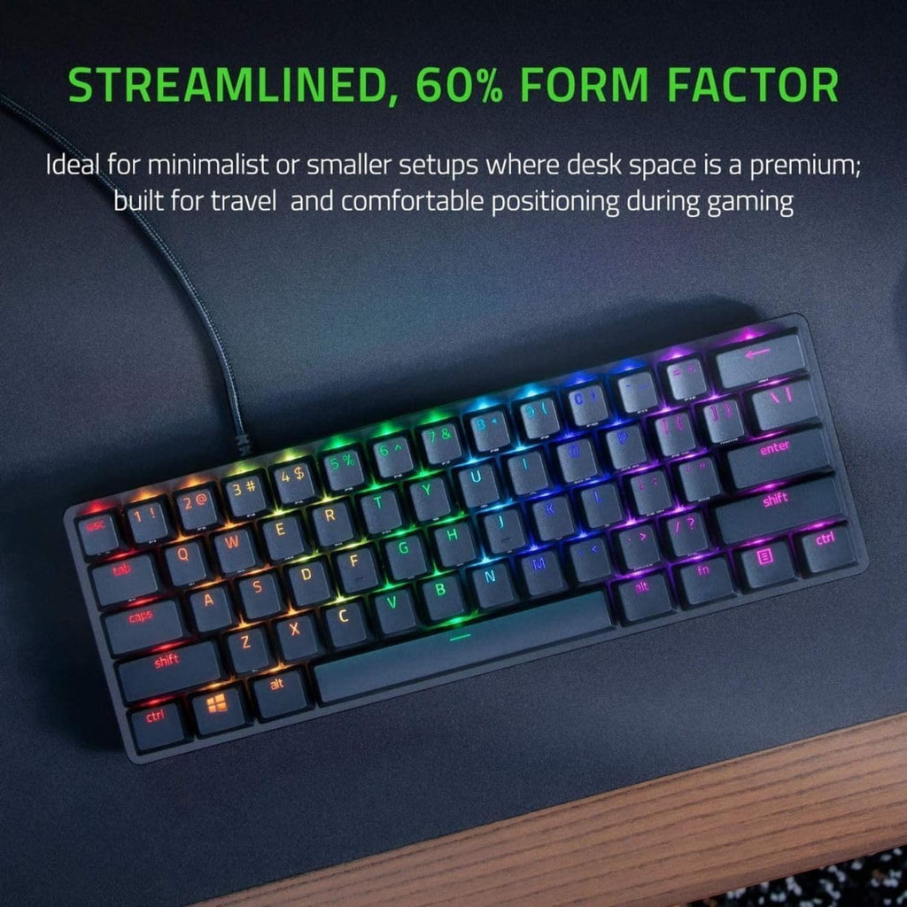 Razer Huntsman Mini Linear Optical Switches (Red) 60% Gaming Keyboard — Black — product image 2