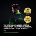Razer DeathAdder V3 Pro Wireless Gaming Mouse — Black — product image 3