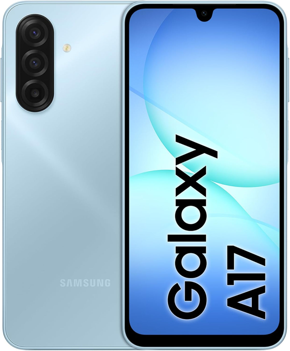 Samsung Galaxy A17 LTE, Android Smartphone, 256GB Storage, 8GB RAM, Blue, 6x OS Upgrades, Large Display, 50MP OIS Camera (UAE Version)