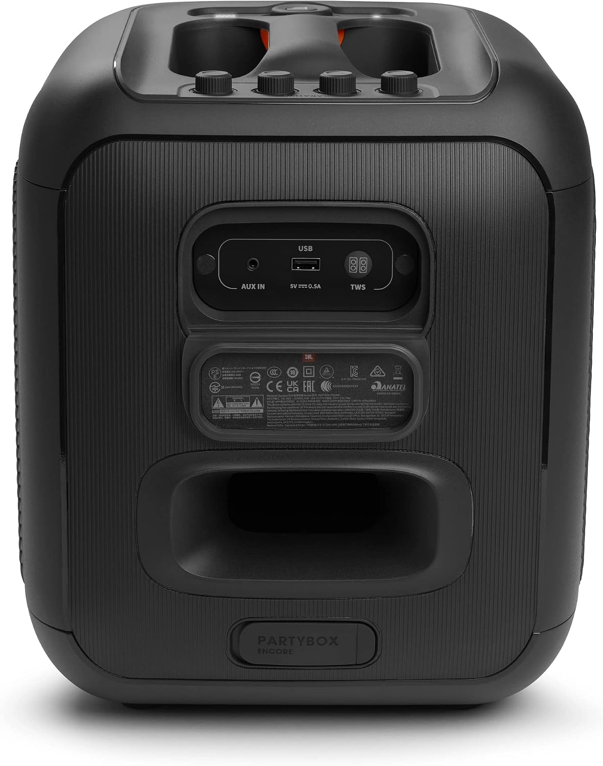JBL PartyBox Encore with Wireless Microphone — Black