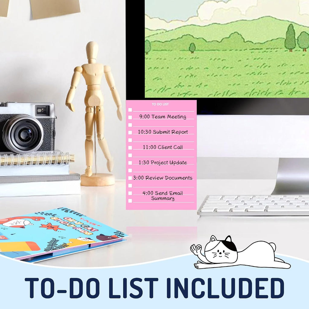 YPLUS Teacher Cat Sticky Notes — Teacher Cat