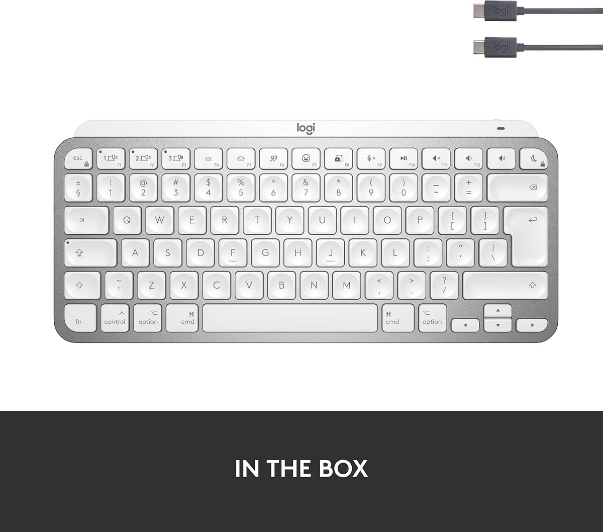 Logitech MX Keys Mini for Mac Keyboard — Pale Grey