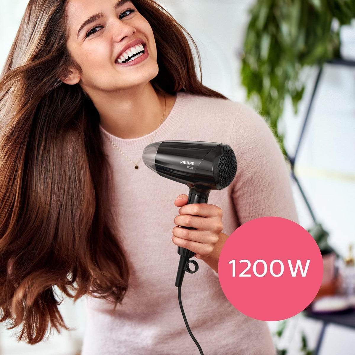Philips Essential Care BHC010/10 hair dryer Black 1200 W