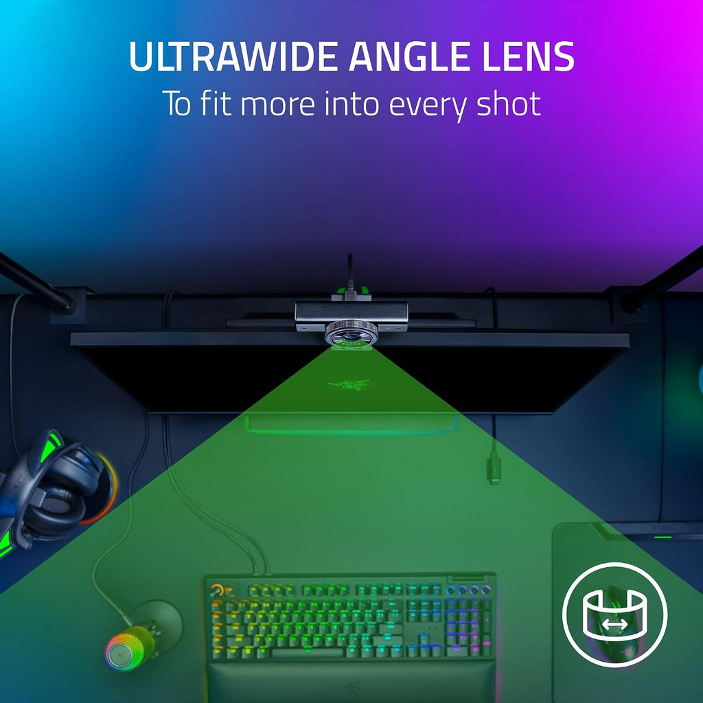 Razer Kiyo V2 4K 30 FPS AI Webcam for Creators — Black — product image 7