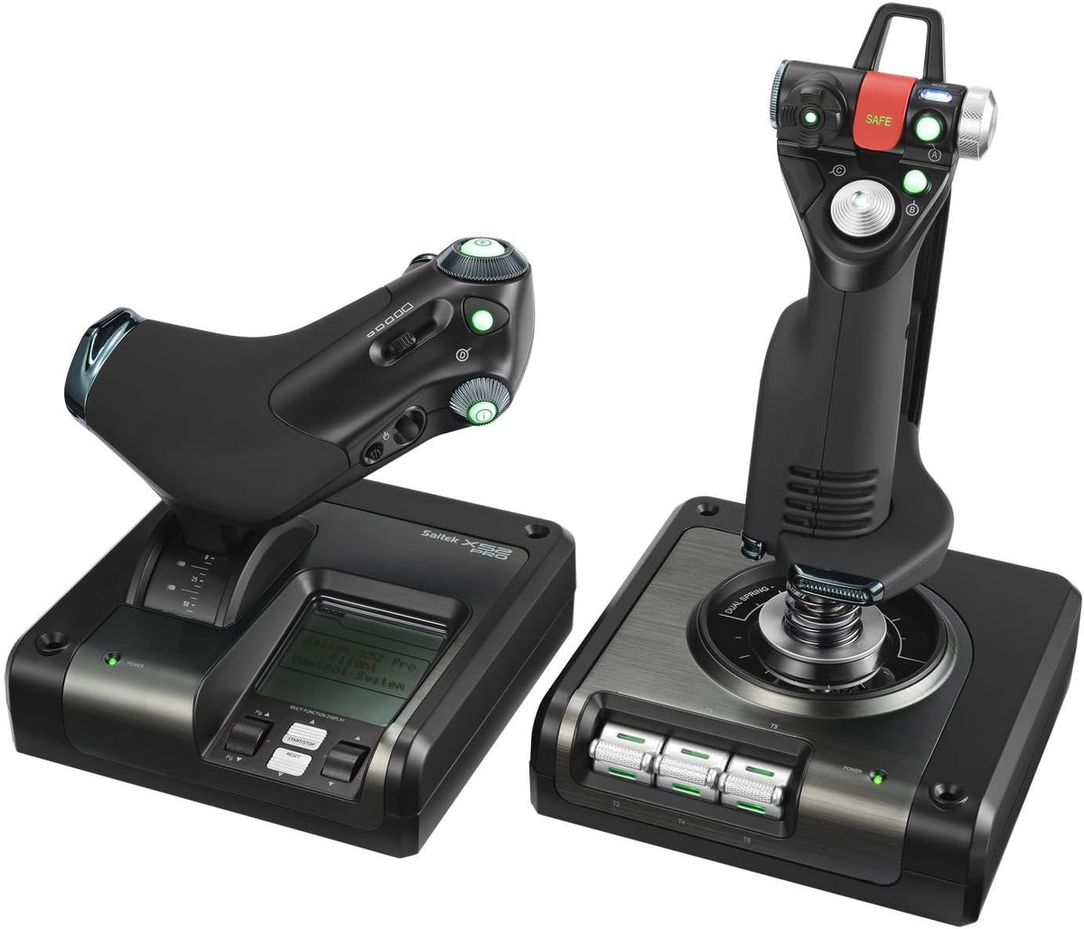 Logitech X52 Pro Flight Controller — Black/Silver