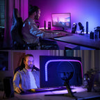 Philips Hue Play Gradient PC Lightstrip [for 24-27 Inch Screens] LED Smart Lighting. Sync for Entertainment, Gaming and Media — Colour