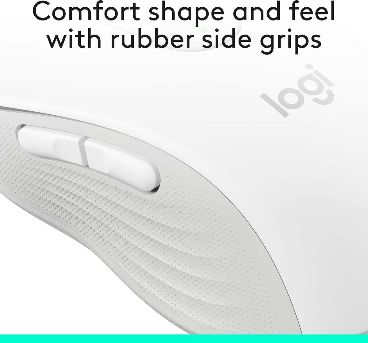Logitech M650 Wireless Mouse — Off White