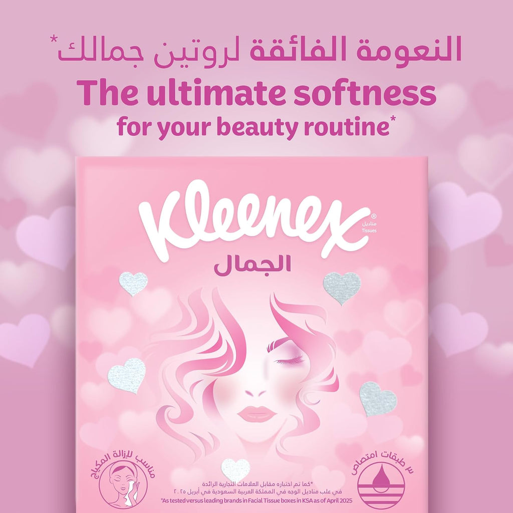 Kleenex Beauty Cube Facial Tissues, 3-ply for Ultimate Softness — additional view 4