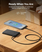 Belkin BoostCharge 5000mAh Magnetic Power Bank with Magnetic Ring - Black