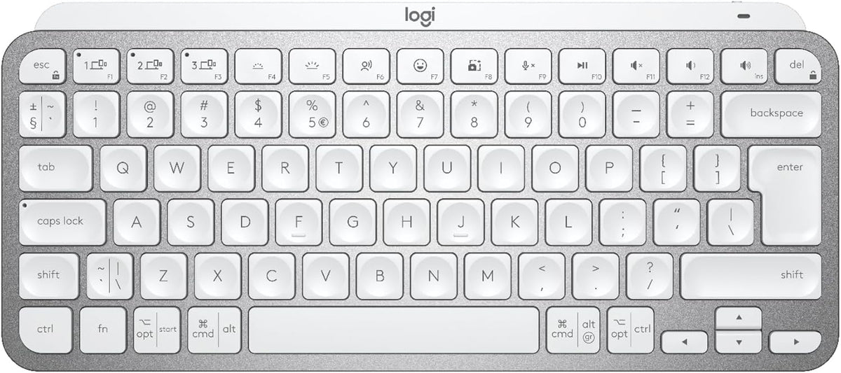 Logitech MX Keys Mini Keyboard — Pale Grey