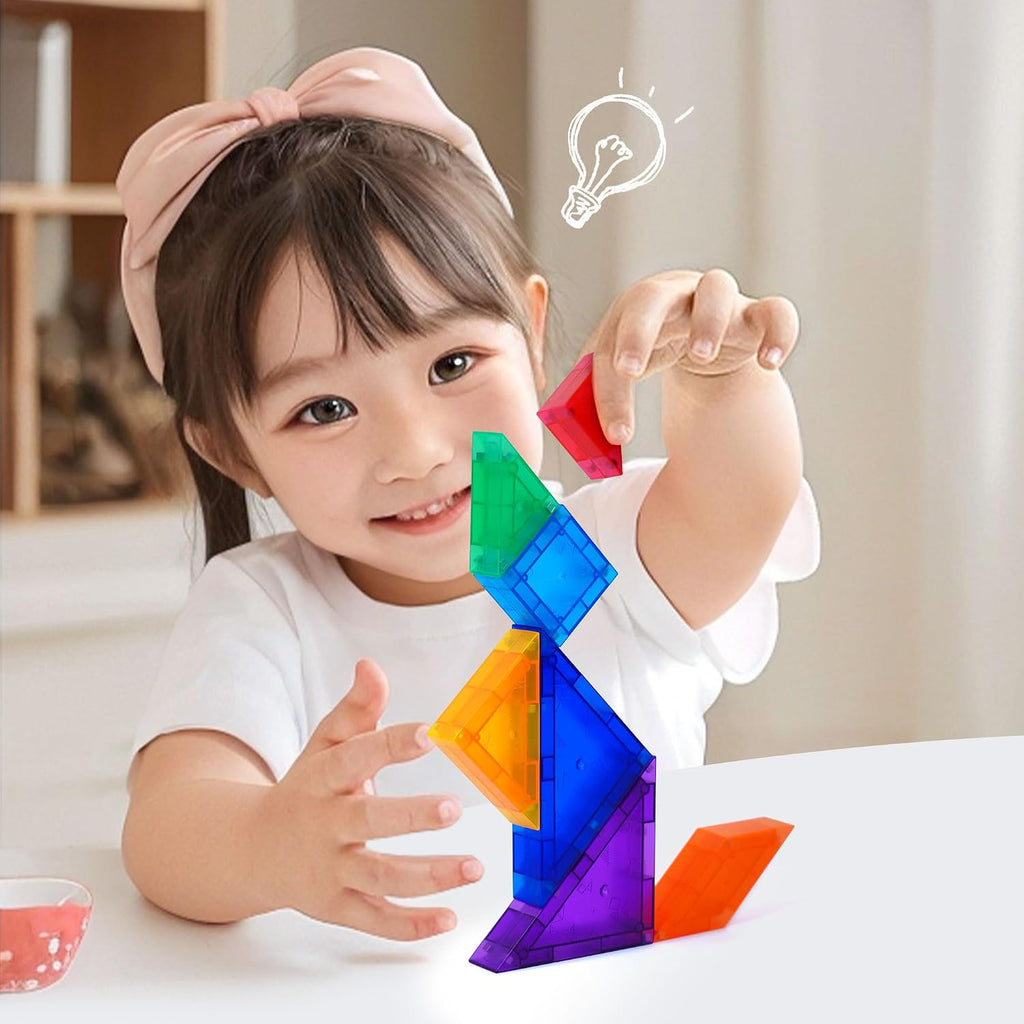 YPLUS Magnetic Tangram Puzzle — 7 Pieces