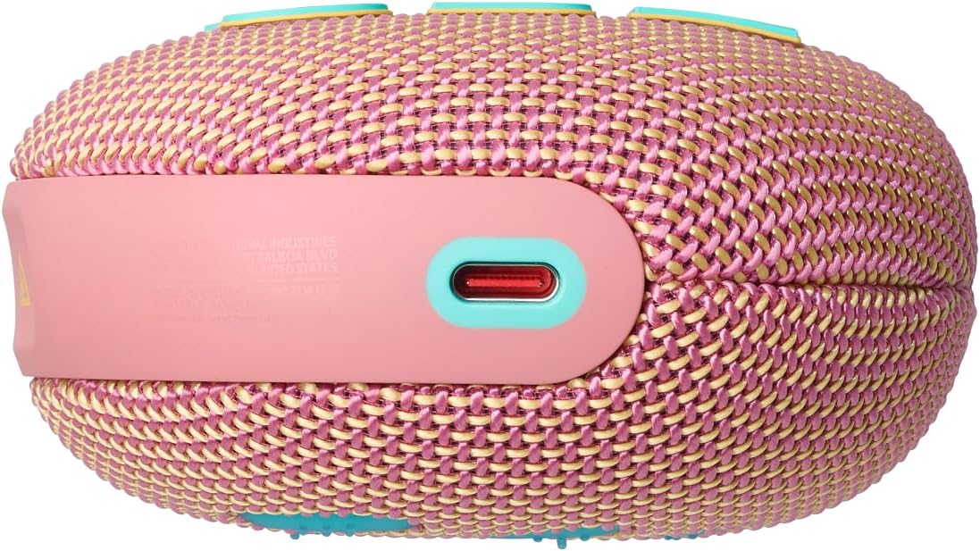 JBL Clip 5 Portable Bluetooth Speaker — Pink
