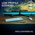Logitech G915 X TKL Wireless Gaming Keyboard — White