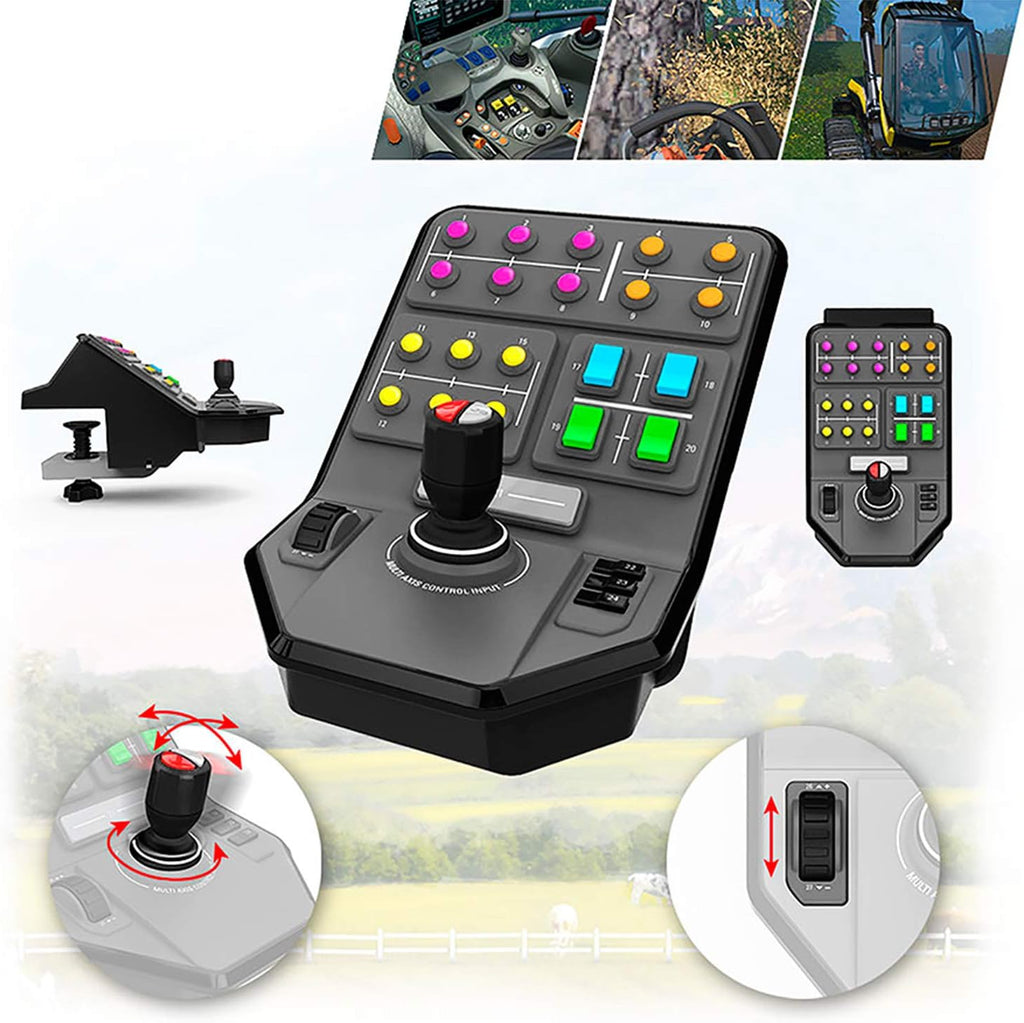 Logitech G Saitek Heavy Equipment Side Panel — Black