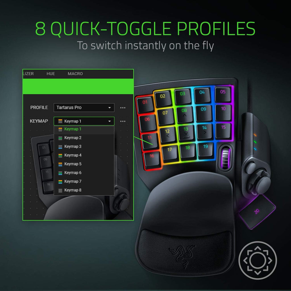 Razer Tartarus Pro Gaming Keypad — Black — product image 8