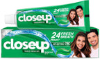 Closeup Triple Fresh Gel Toothpaste, Menthol Fresh, for 24HR fresh breath, 25ml — front product image