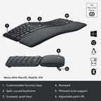 Logitech K860 Keyboard — Grey