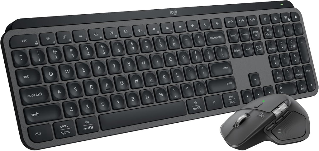 Logitech MX Keys S and MX Master 4 Combo — Graphite