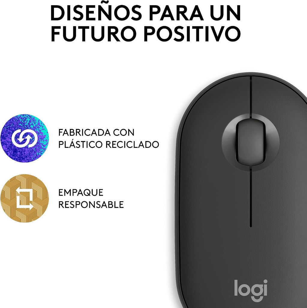 Logitech M350S Wireless Mouse — Graphite