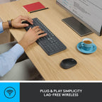 Logitech MK235 Keyboard and Mouse Combo — Black