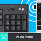 Logitech MK295 Keyboard and Mouse Combo — Black