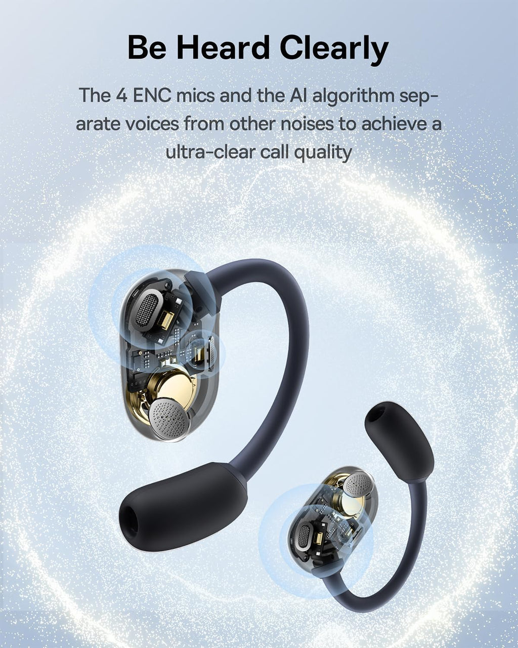 Baseus Eli Sport 1 Open-Ear Headphones — Black