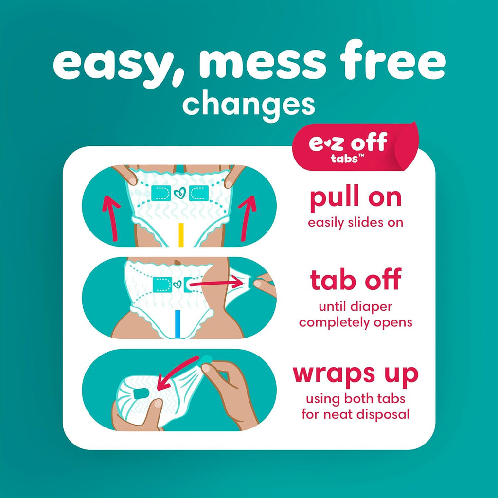 Pampers Diapers Size 4, 144 Count - Pull On Cruisers 360° Fit Disposable Baby Diapers with Stretchy Waistband, (Packaging & Prints May Vary)
